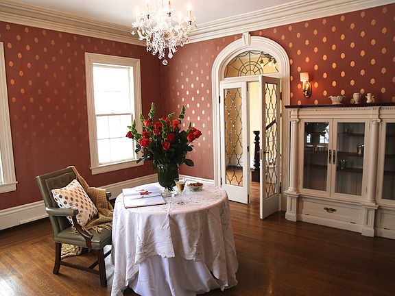 Stunning front parlor.