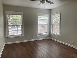Bedroom 3 with ceiling fan