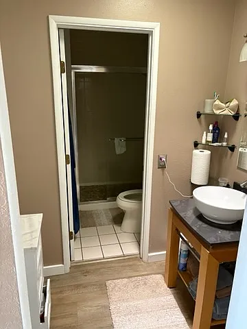 Upstairs shower and bathroom