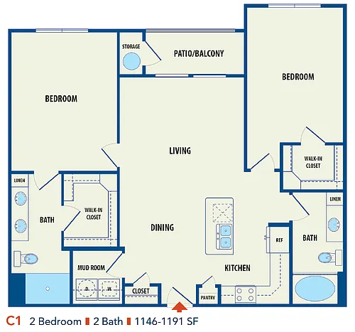 Floor plan B3