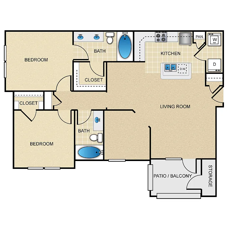Floor plan B3
