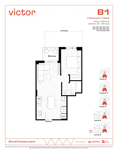 Floor plan 605
