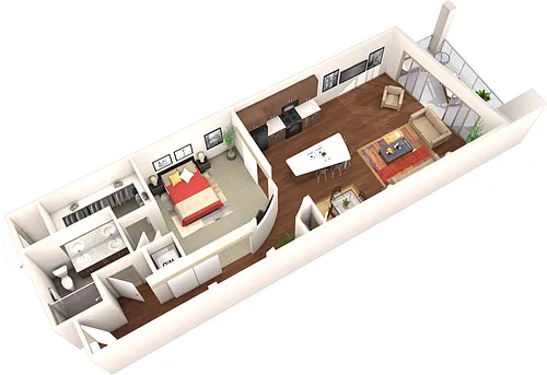 Floor plan Evans