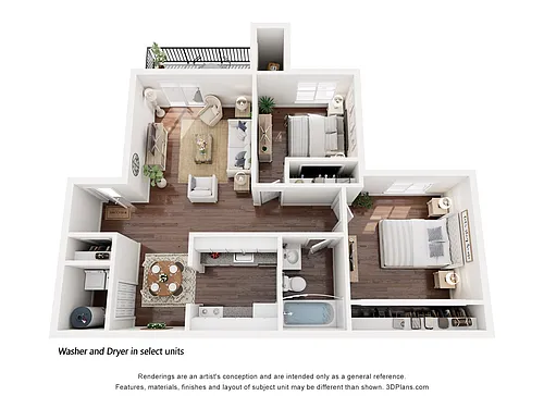 Floor plan VP2B1BW