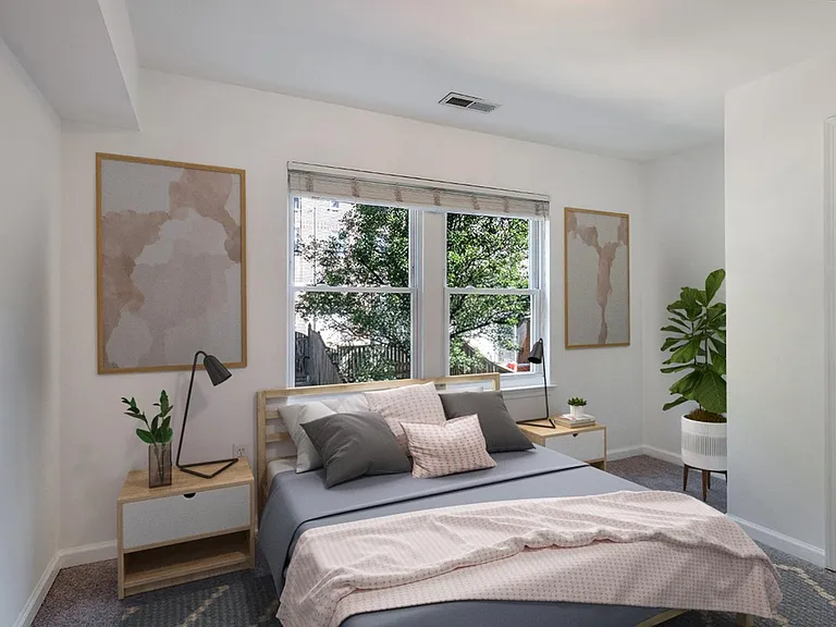 Bedroom 4. This image shows a virtually furnished space. Bedrooms come unfurnished.