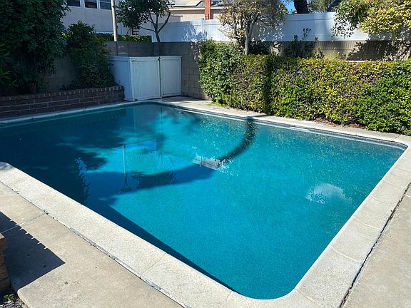 Newly resurfaced pool