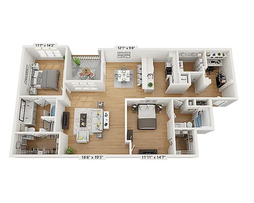 Floor plan Plan Kb (B2H)