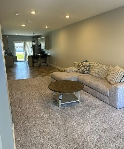 Living Room to Dining/Kitchen View