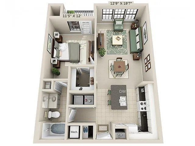 Floor plan A1 - Esplanade
