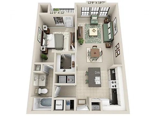 Floor plan A1 - Esplanade