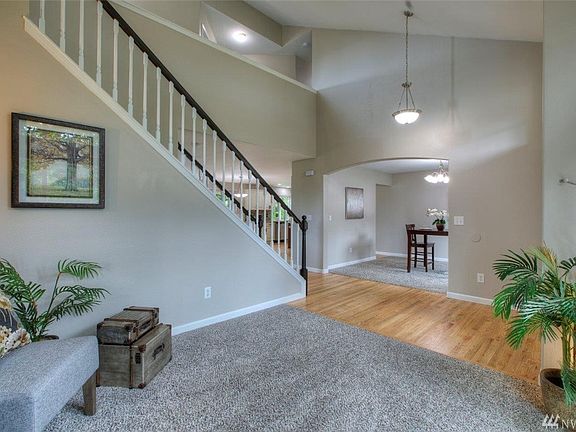 The carpeting in this home are about a year old.