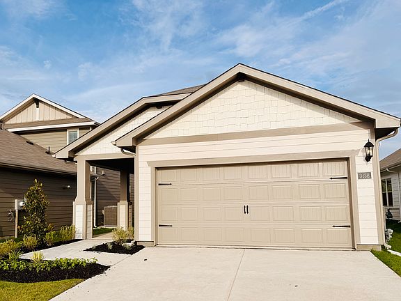 Front facing 2-car garage
