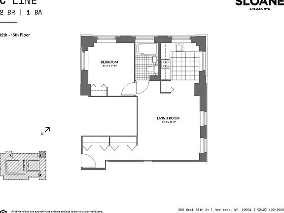 2nd image of 360 W 34th St APT 12C