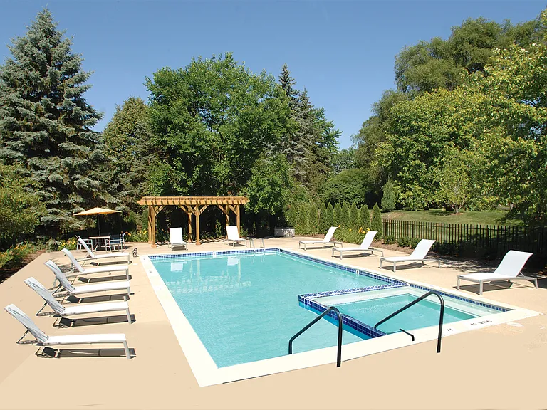 Sumptuous salt water pool and spa is so luxurious it's almost beyond words.