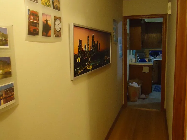 Hallway to kitchen.
