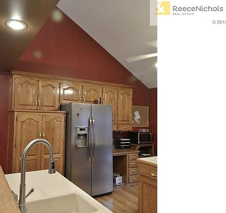 Integrated sink and pantry.
