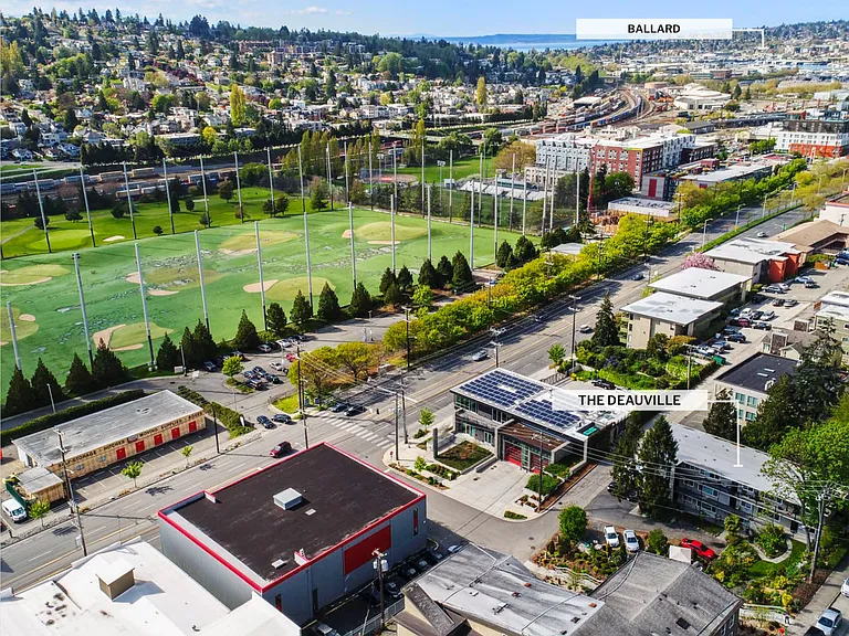 Aerial view north / northwest