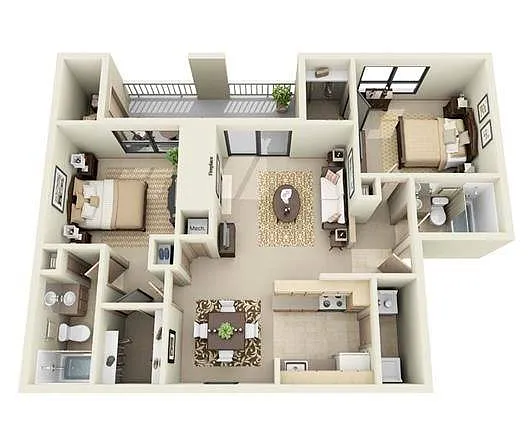 Floor plan B1