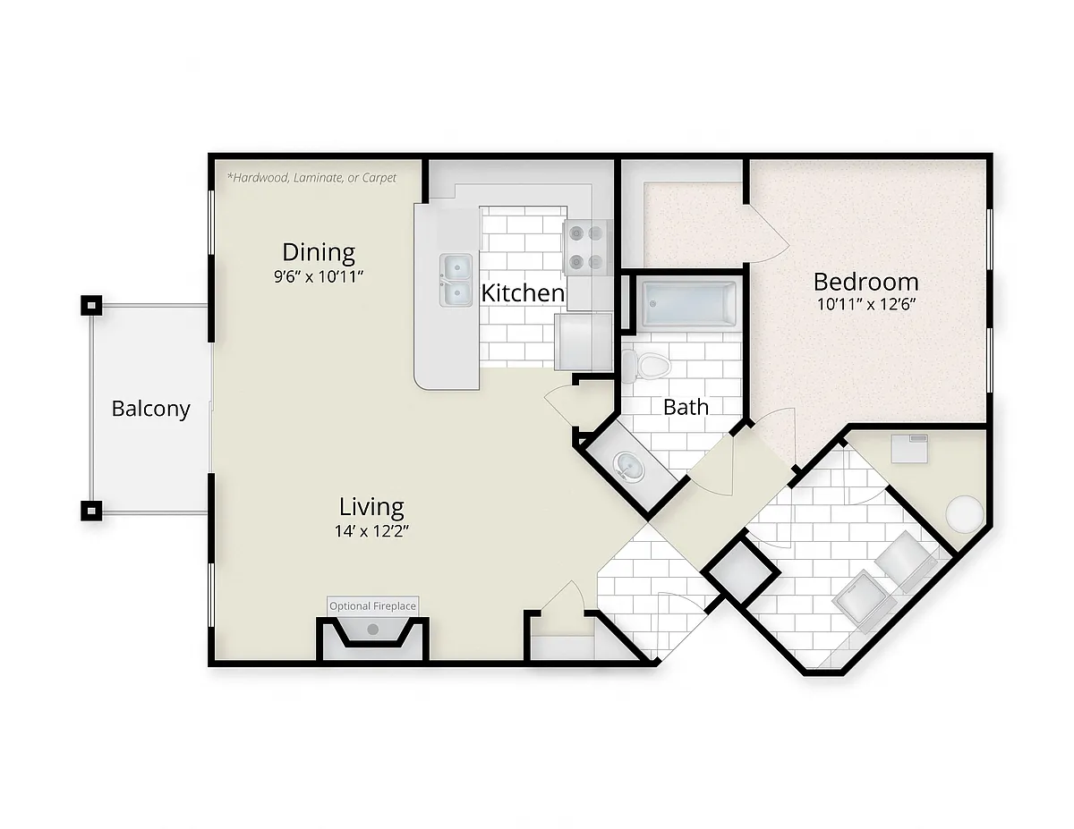 Floor plan Douglas