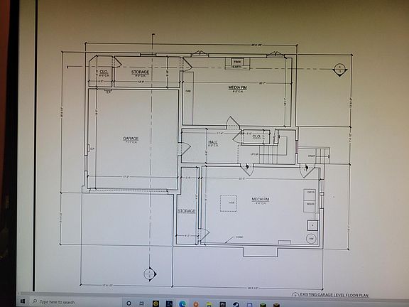 Garage Level - Garage, Media Room, Office, Laundry room, Wine room, Storage area.