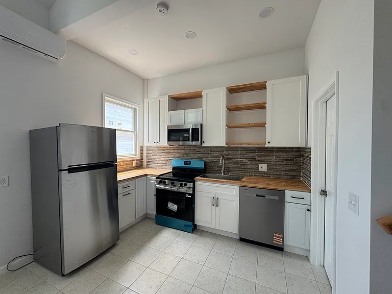 Open kitchen with new appliances