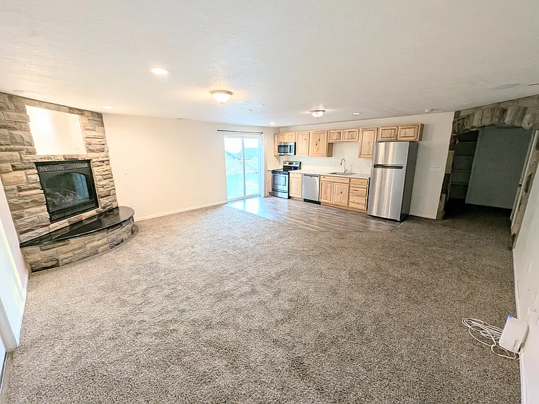 Large Living Room and Kitchen