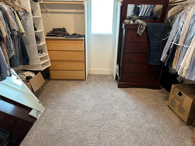 Master bedroom walk in closet. This is huge!