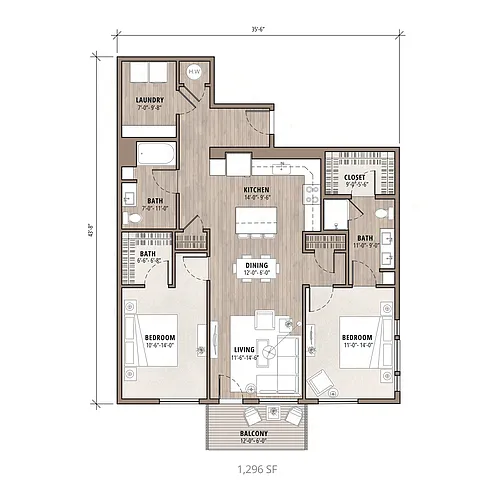 Floor plan The Aviary