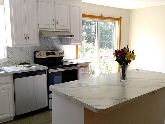 Brand-new stainless steel appliances including dish washer