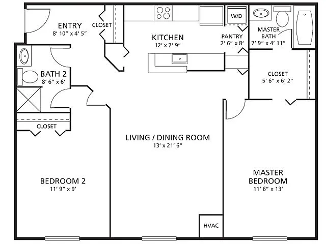 Floor plan The Hancock