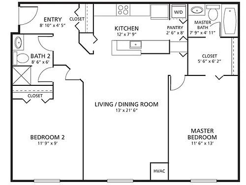 Floor plan The Hancock