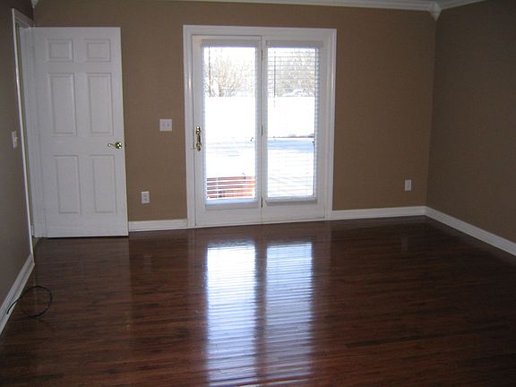 Master Bedroom overlooking pool area
