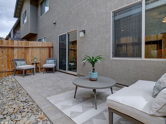 backyard with pavers