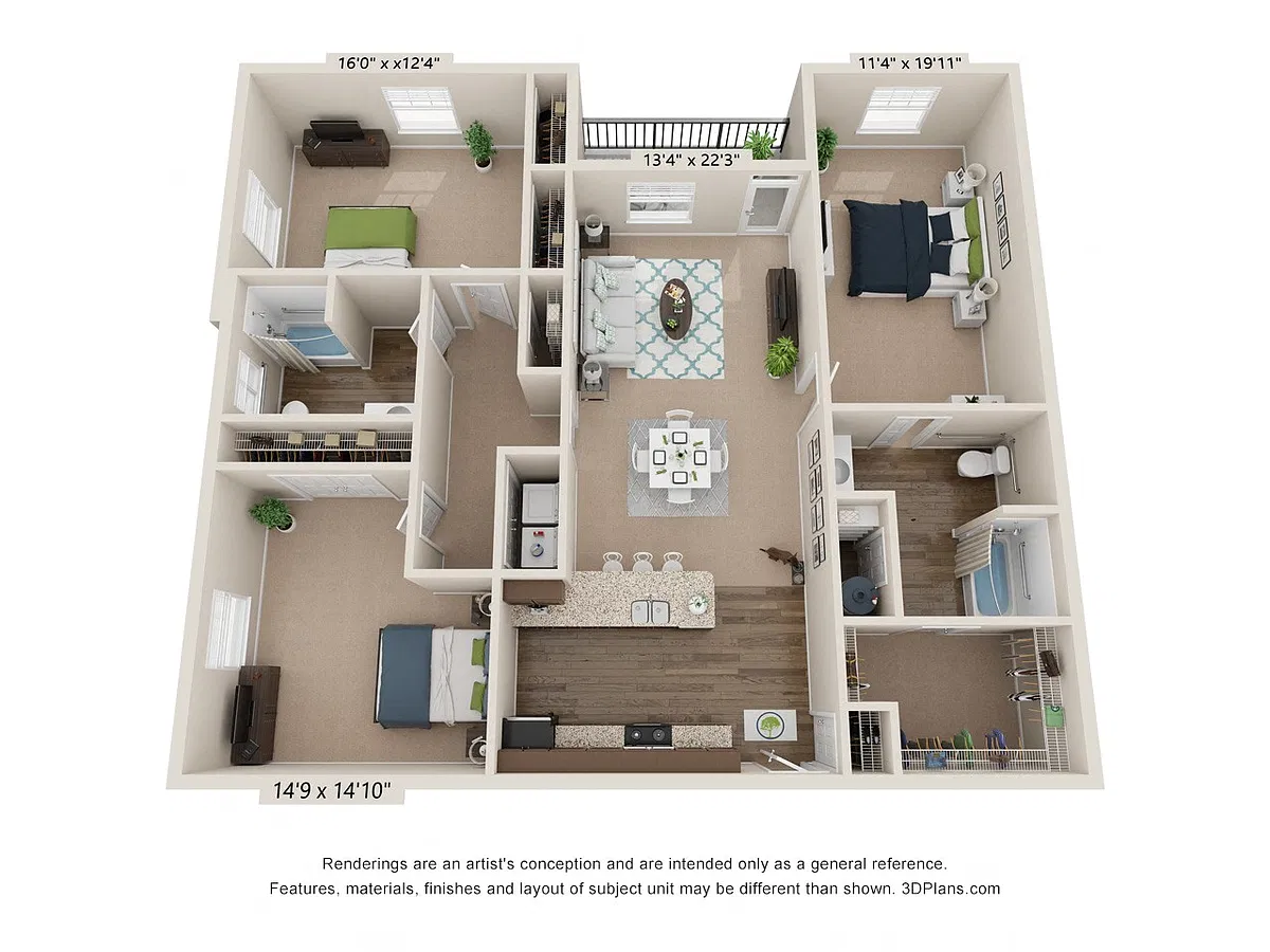 Floor plan The Gold Hill