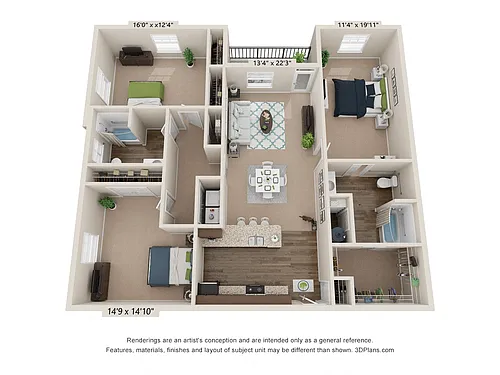Floor plan The Gold Hill