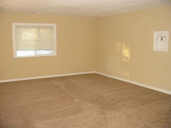 Large newly painted living room