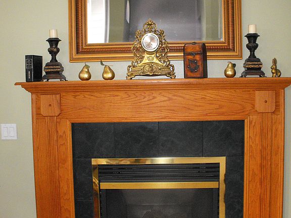 Gas FP in Oak Cabinet Beautiful