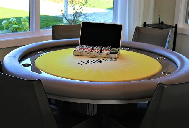 Poker table to use in the Community Center