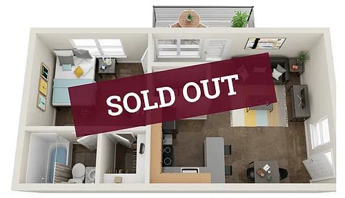 Floor plan Bobcat Renovated Unfurnished