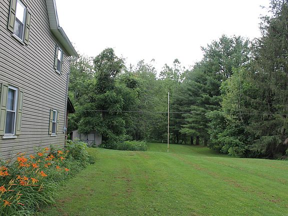 Big yard with creek frontage