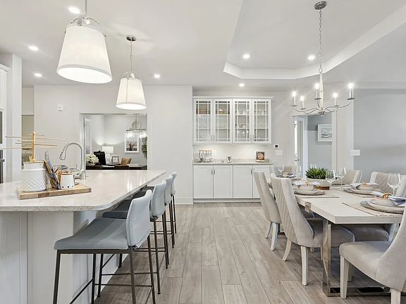 Kitchen and dining area