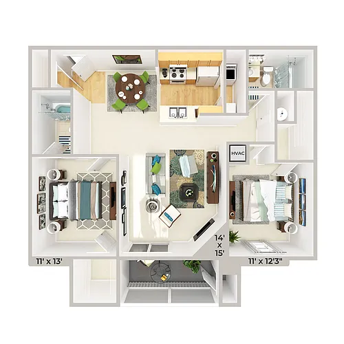 Floor plan B - Wilson