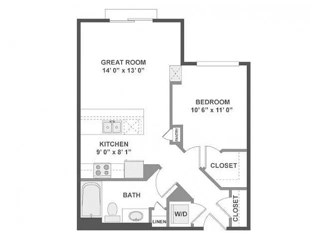Floor plan A210