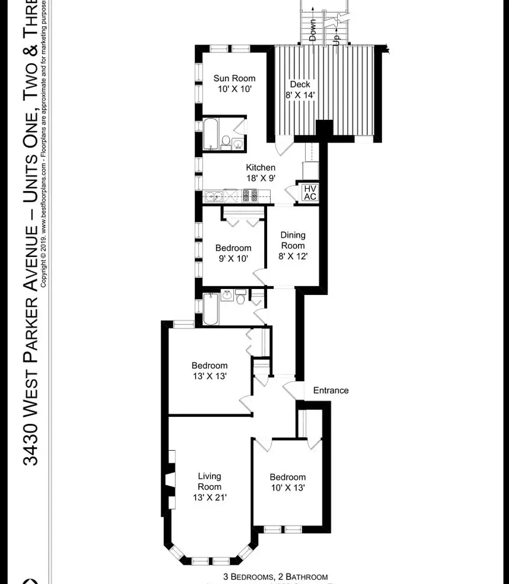 3 bed, 1533 sqft, $3,450 — Photo 2