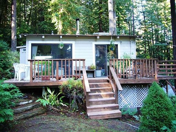 Side view of house