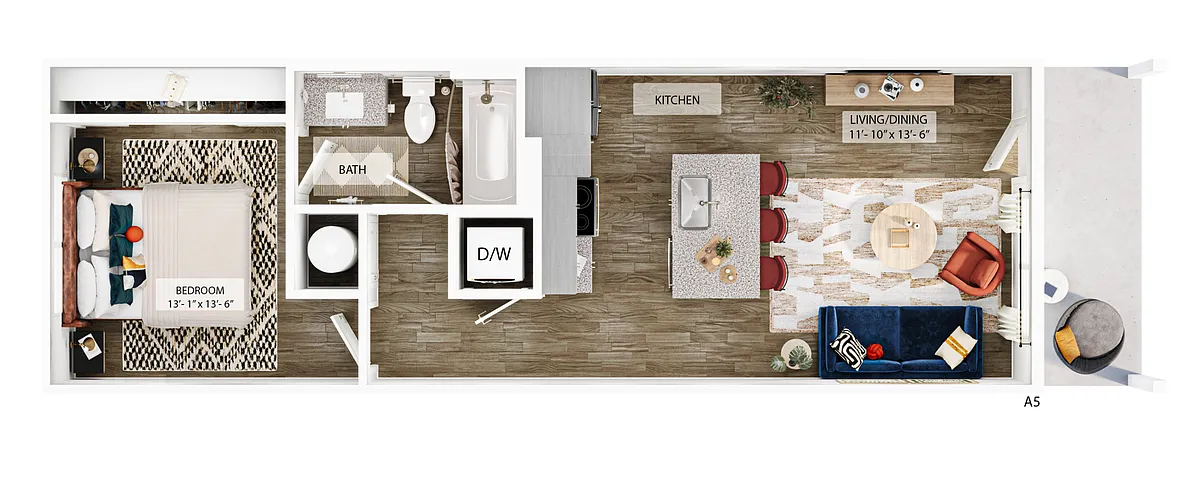 Floor plan A5 HC
