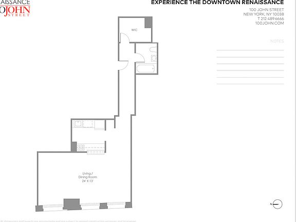 2nd image of 100 John St APT 1409