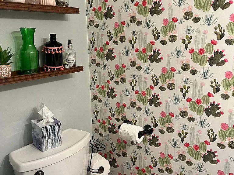 Downstairs half-bath.