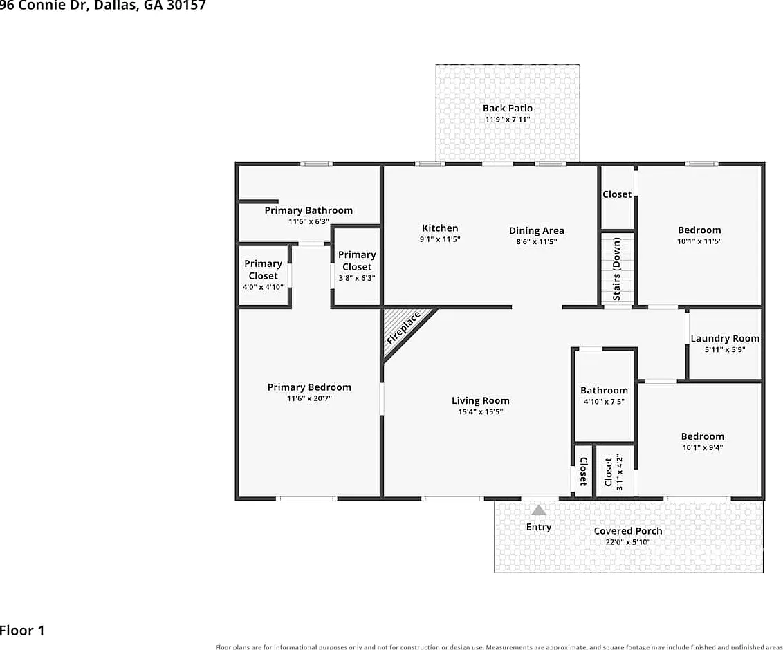 96 Connie Dr Dallas, GA 30157 — Photo 3