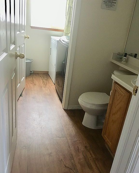 Half bath and laundry room